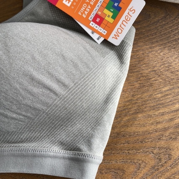 Warner’s xl wire free grey bra - Picture 3 of 5